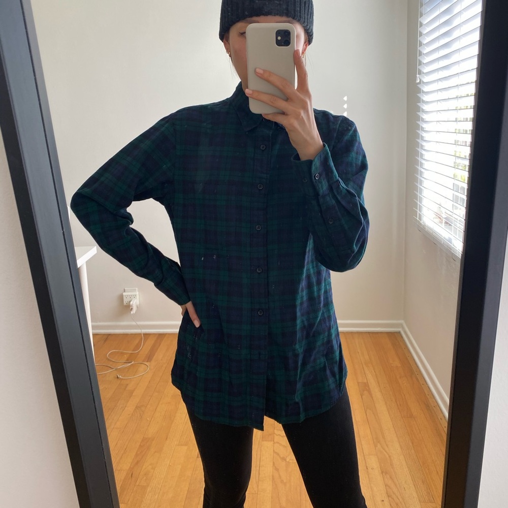 Uniqlo Flannel Button Down
